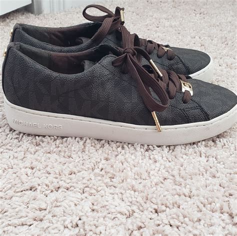 michael kors keaton black sneaker|Michael Kors keaton lace up.